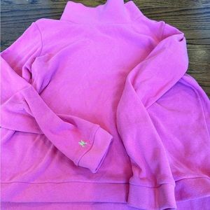 Dudley Stephens terrycloth hot pink tunic size medium